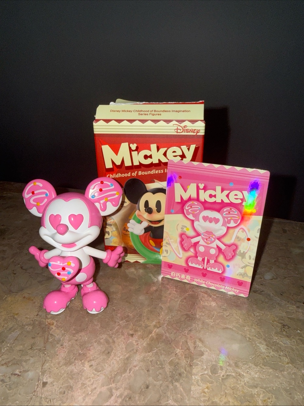 White Chocolate Mickey- POP MART Mickey Childhood of Boundless Imagination